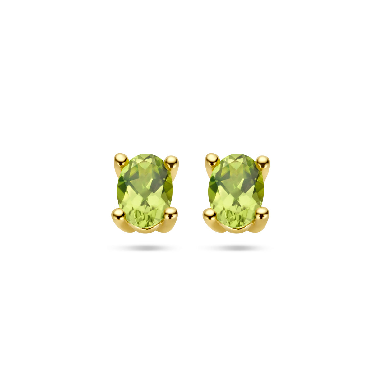 Fantasy Collection Oorbellen peridot 14K geelgoud