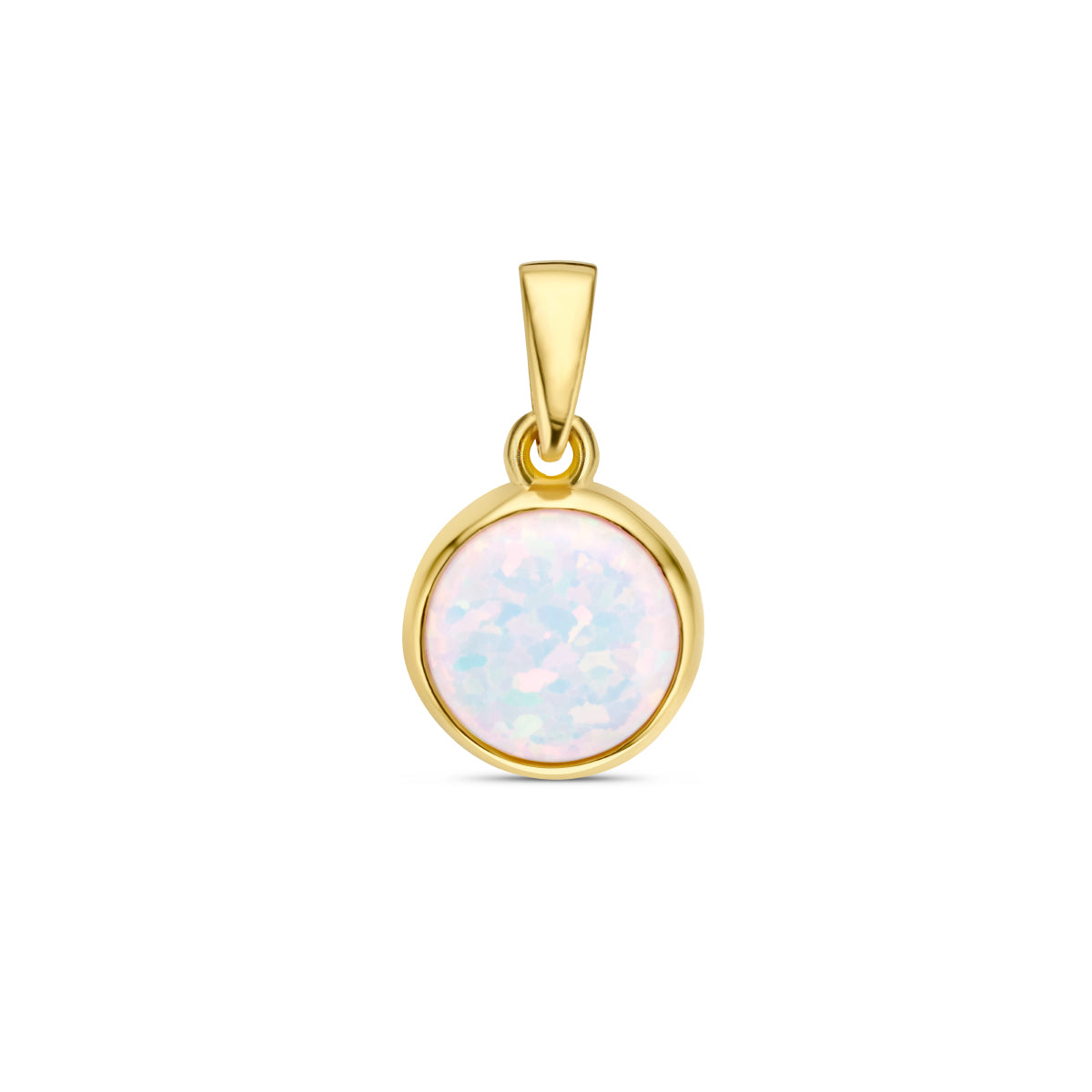 Fantasy Collection Hanger wit opaliet 14K geelgoud