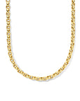 14K geelgoud collier jasseron 6,5 mm 45 cm 4027291 - PansiteNederland.nl