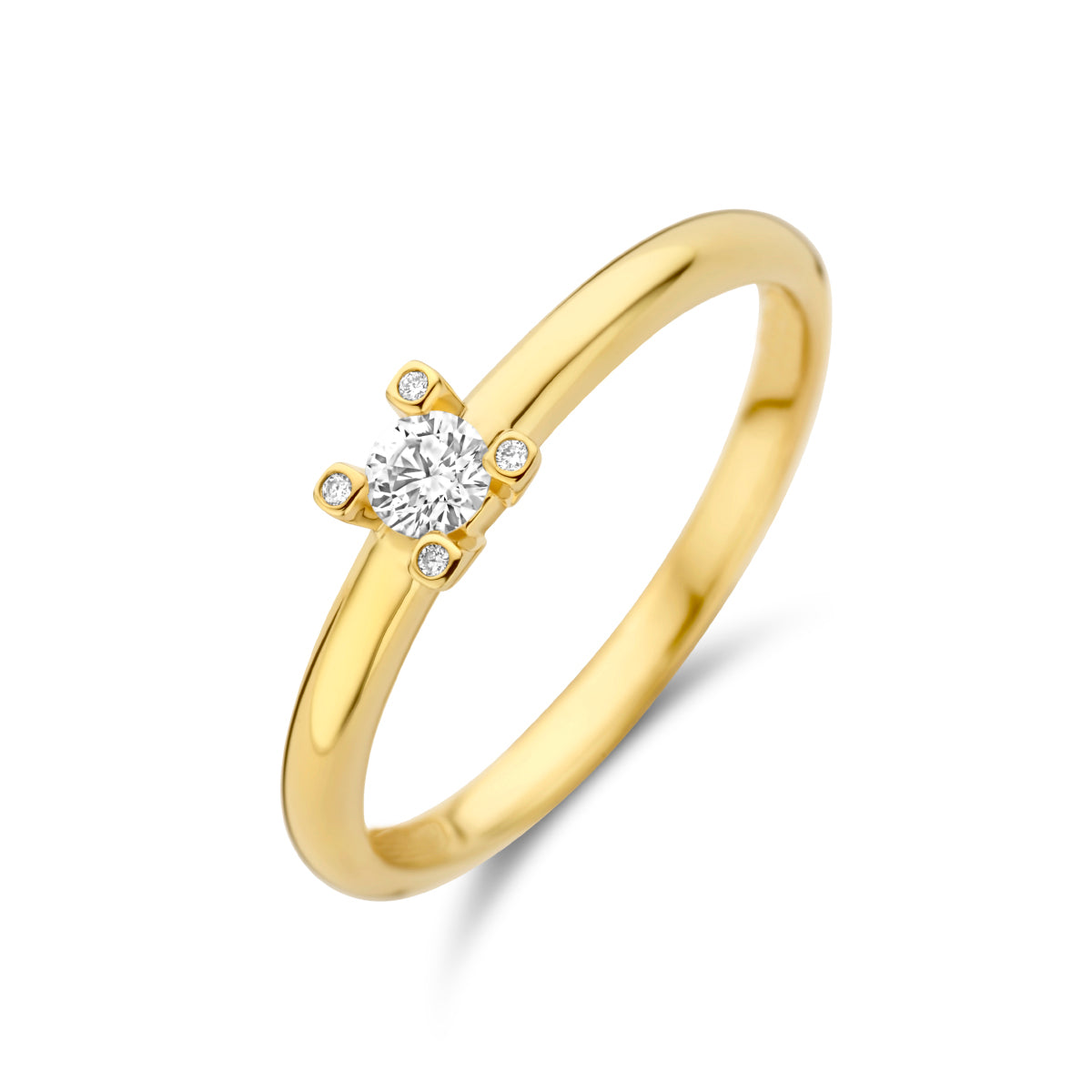 Fantasy Collection Ring diamant 14K geelgoud