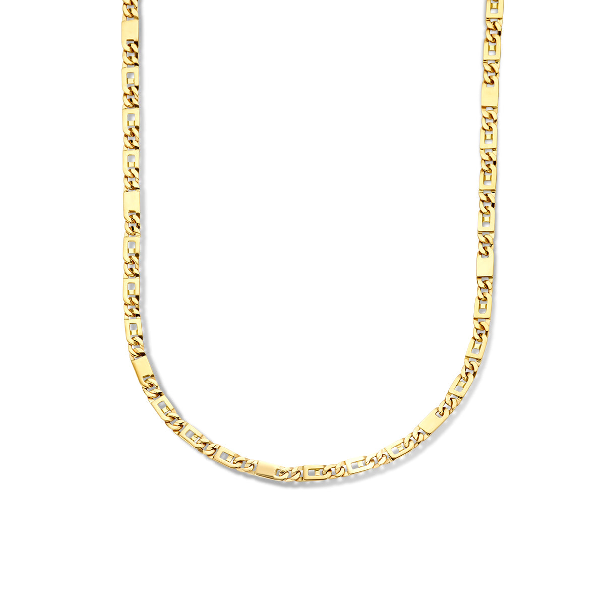 Fantasy Collection Collier valkenoog 4,7 mm 14K geelgoud