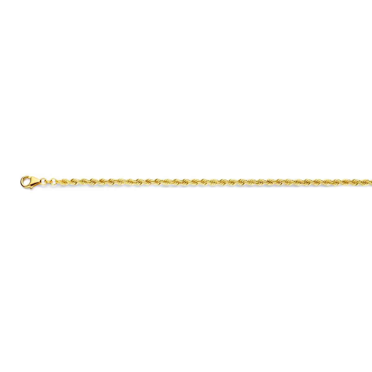 Fantasy Collection Collier koord 3,3 mm massief 14K geelgoud