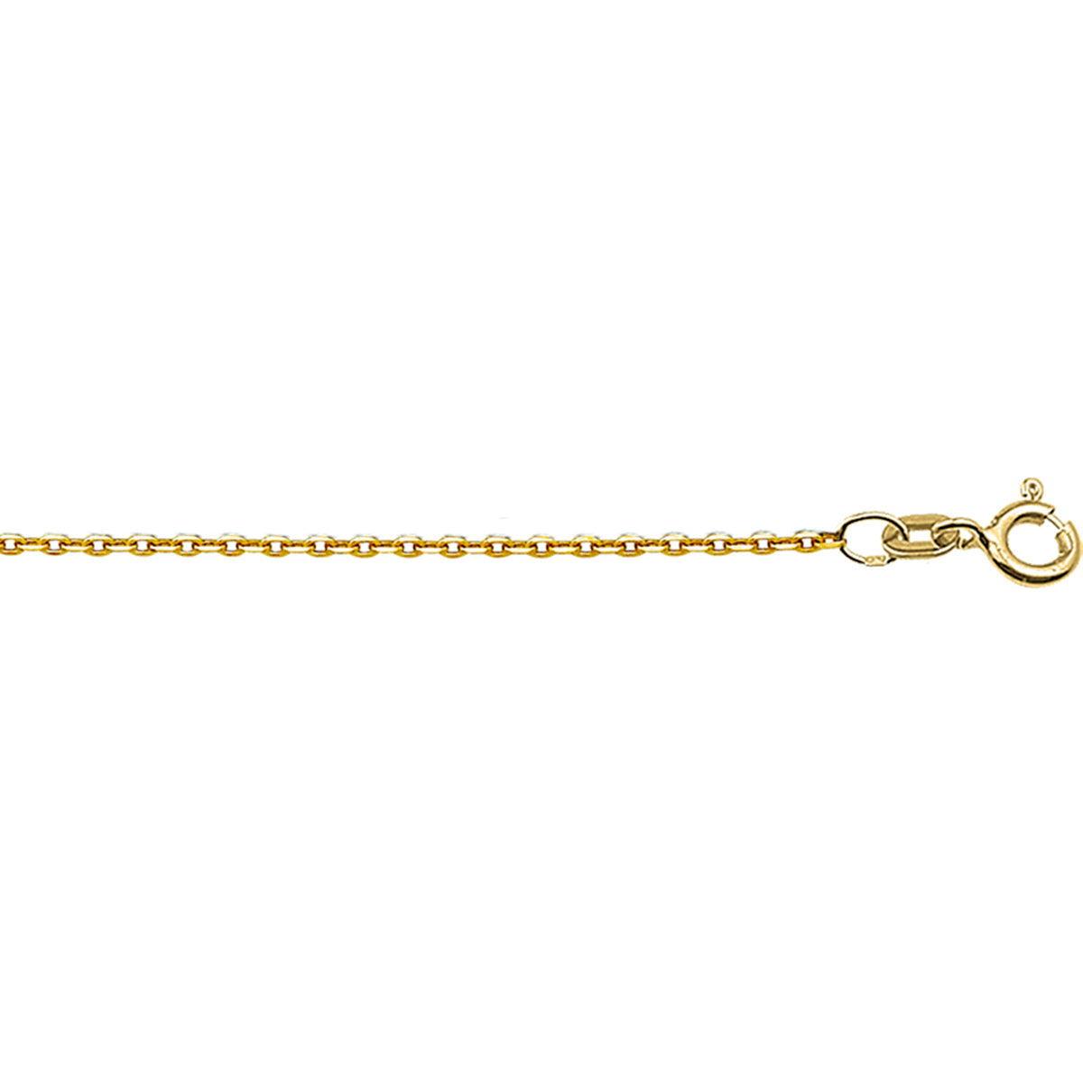 Fantasy Collection Armband anker plat 1,2 mm 14K geelgoud