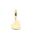 14K geelgoud slotbedel met graveerhanger hart 4028335 - PansiteNederland.nl