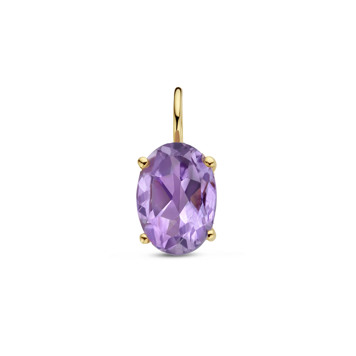 Fantasy Collection Hanger amethist 14K geelgoud
