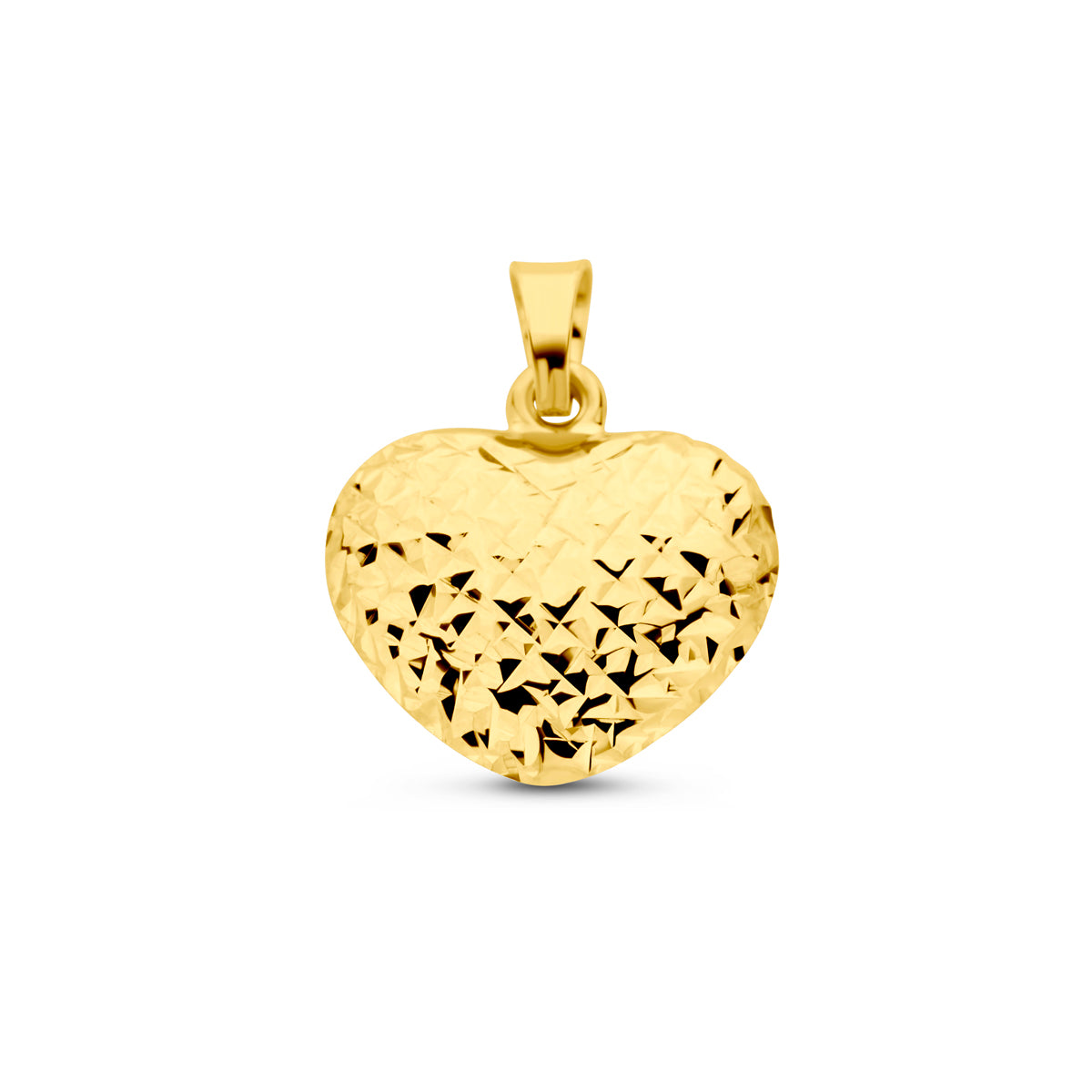 Fantasy Collection Hanger hart gediamanteerd 14K geelgoud