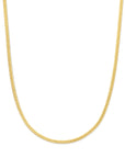 14K geelgoud collier gourmette 3,4 mm 43 cm 4029868 - PansiteNederland.nl