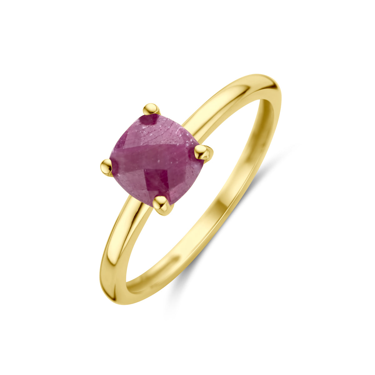 Fantasy Collection Ring robijn 14K geelgoud