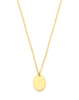 14K geelgoud graveer collier 41 - 43 - 45 cm 4030763 - PansiteNederland.nl
