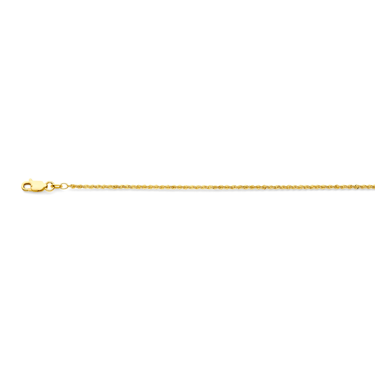 Fantasy Collection Collier koord 1,7 mm massief 14K geelgoud