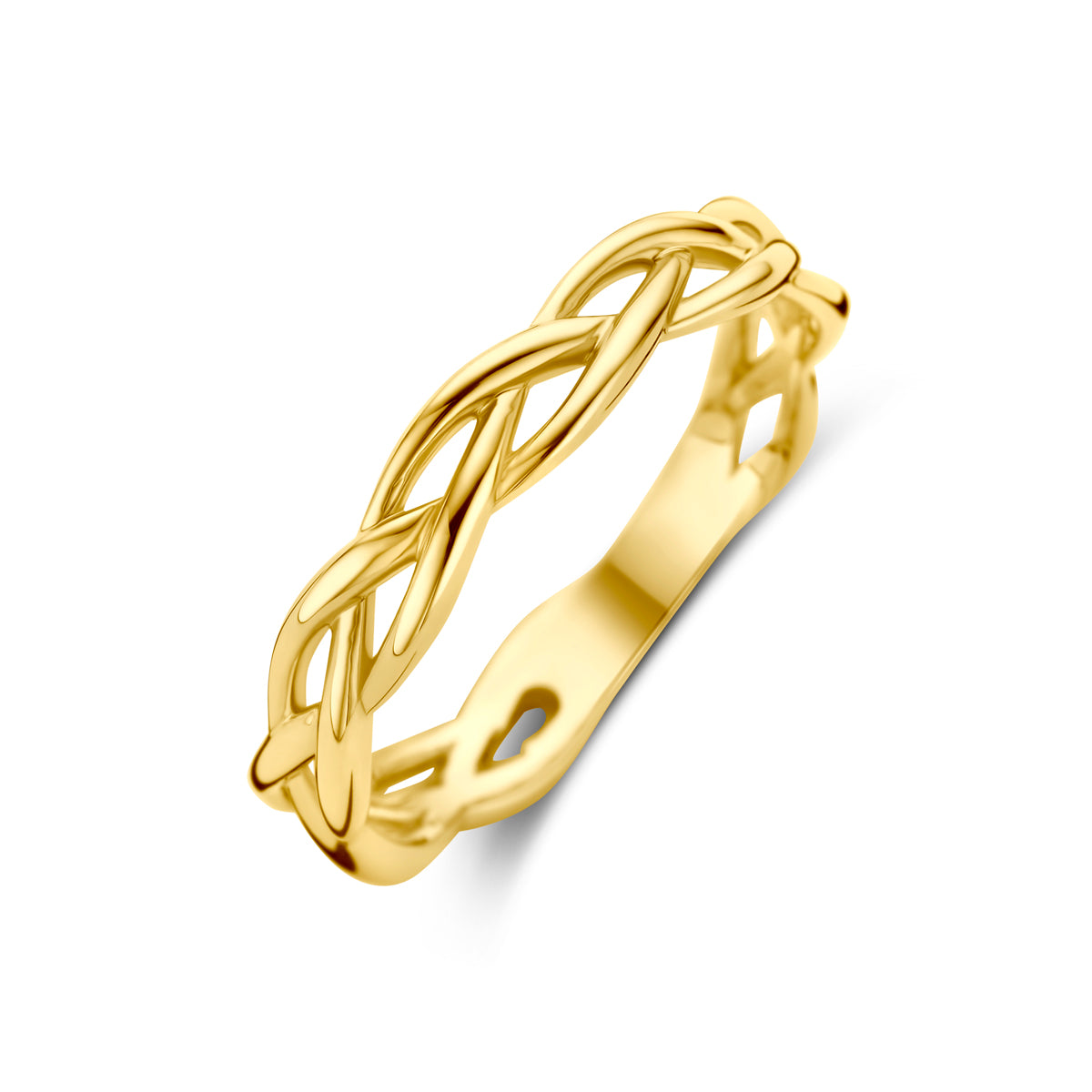 Fantasy Collection Ring gevlochten 14K geelgoud