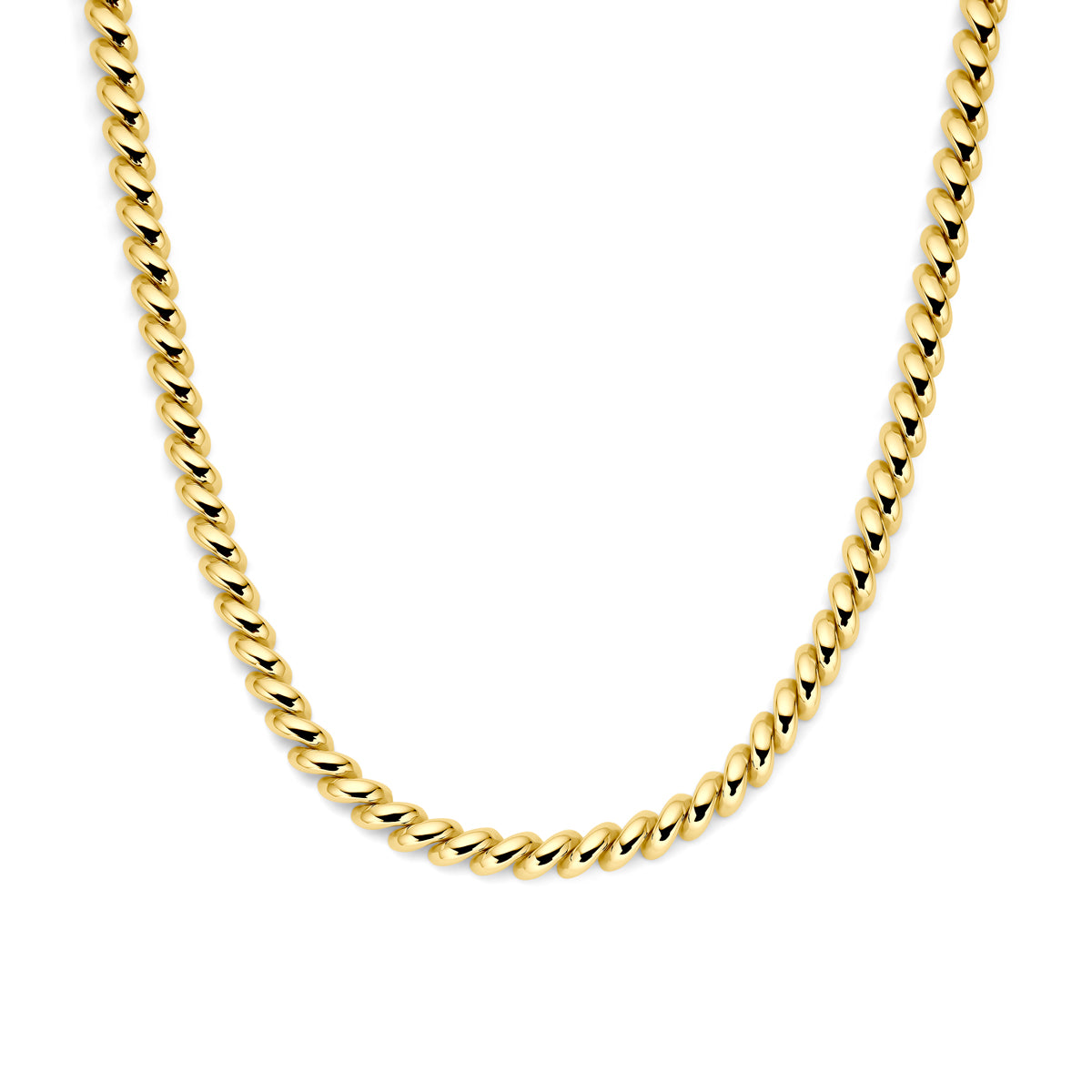 Fantasy Collection Collier san marco 6,6 mm 43 cm 14K geelgoud