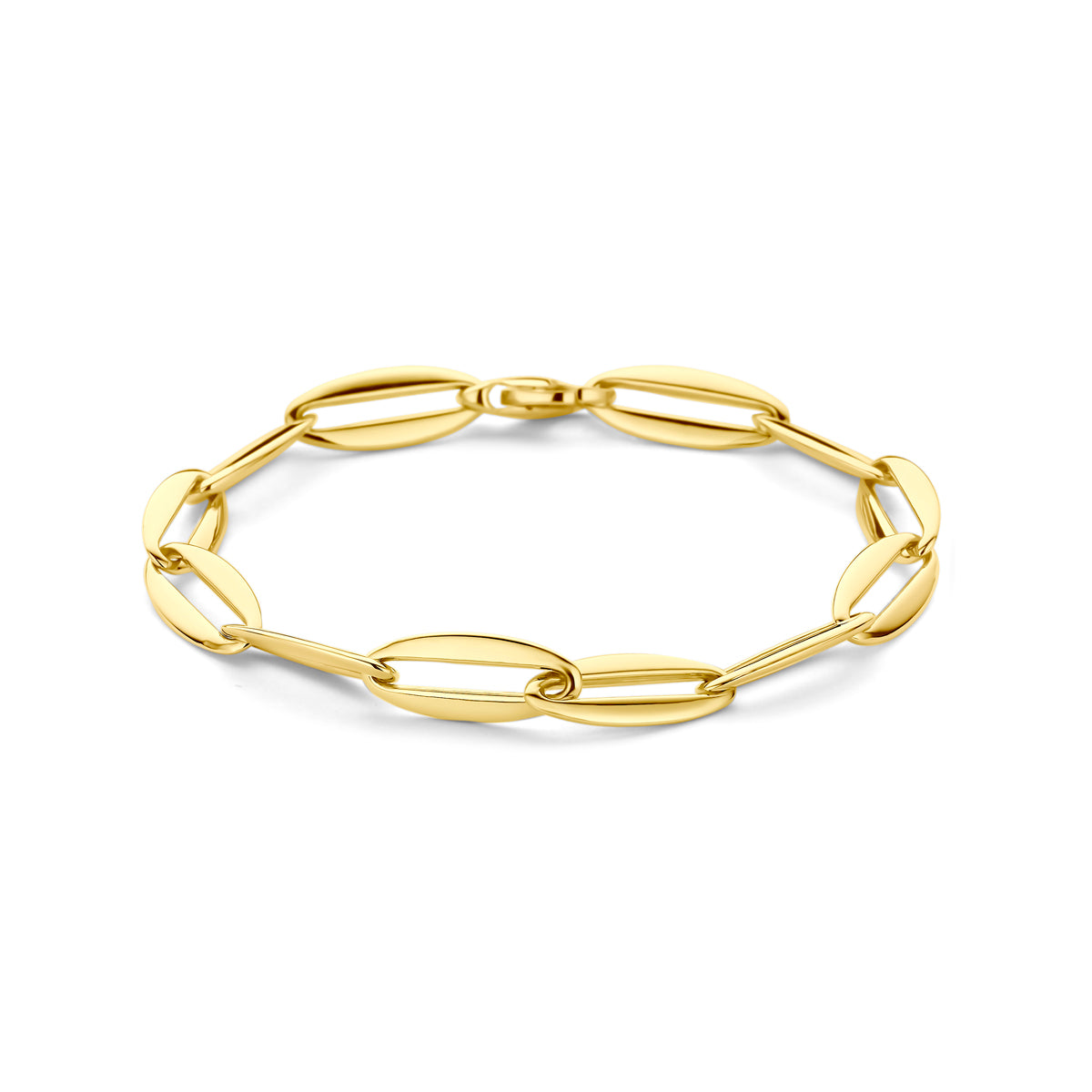 Fantasy Collection Armband anker 7,2 mm 19,5 cm 14K geelgoud