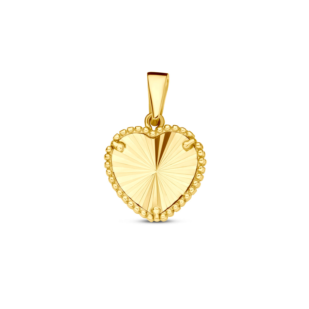 Fantasy Collection Hanger hart gediamanteerd 14K geelgoud