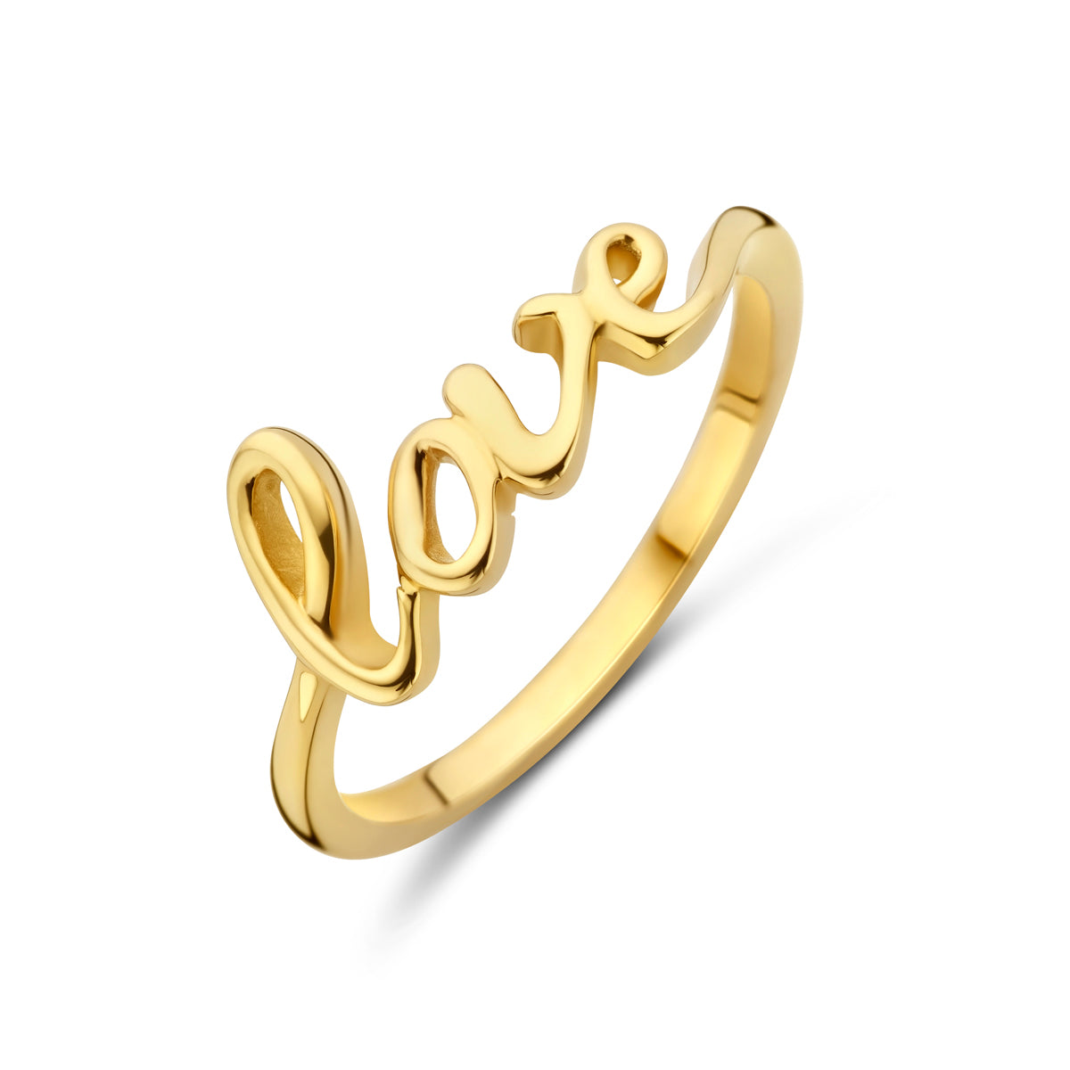 Fantasy Collection Ring love 14K geelgoud