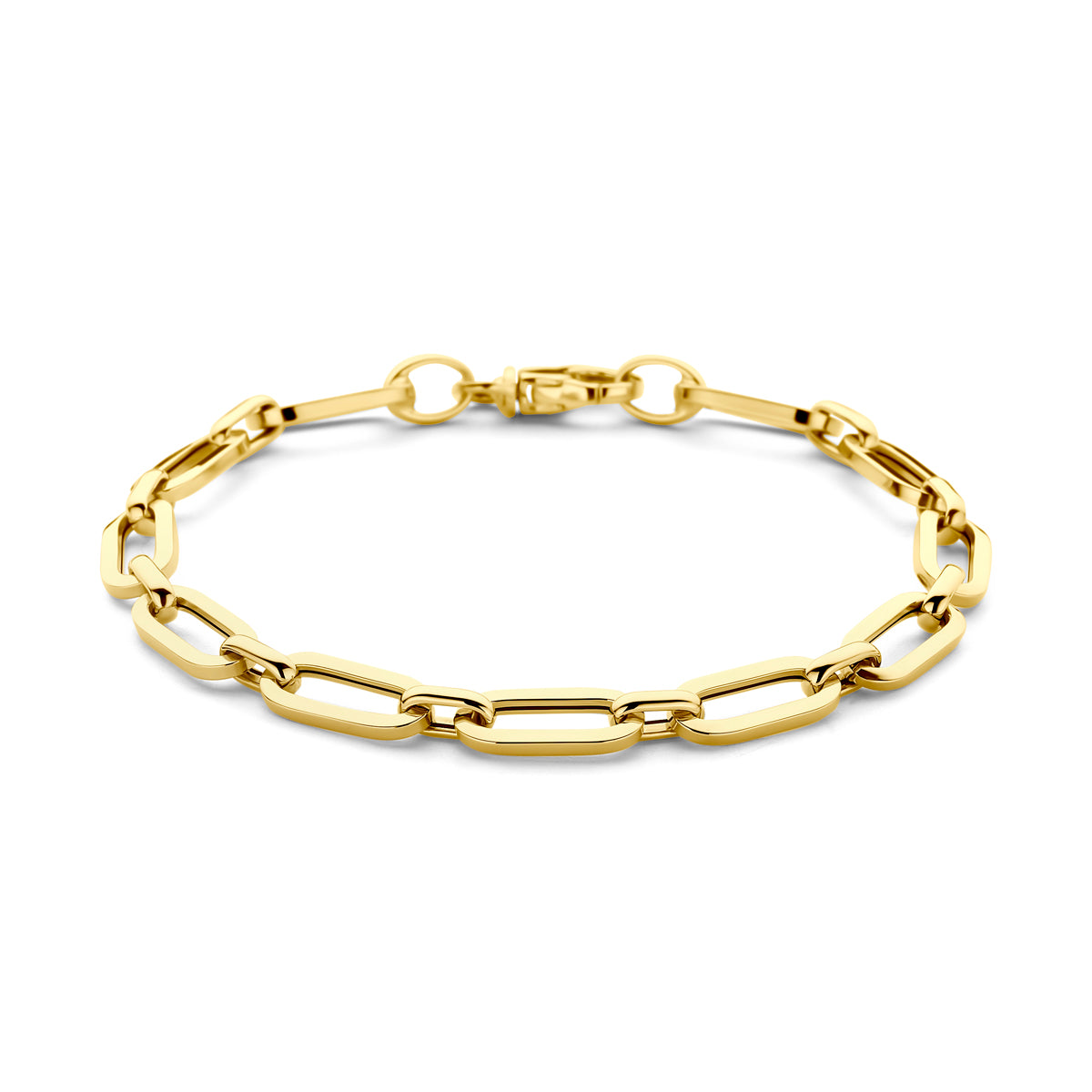 14K Geelgoud Armband Paperclip 6,0 Mm 19 Cm 4031267 - PansiteNederland.nl