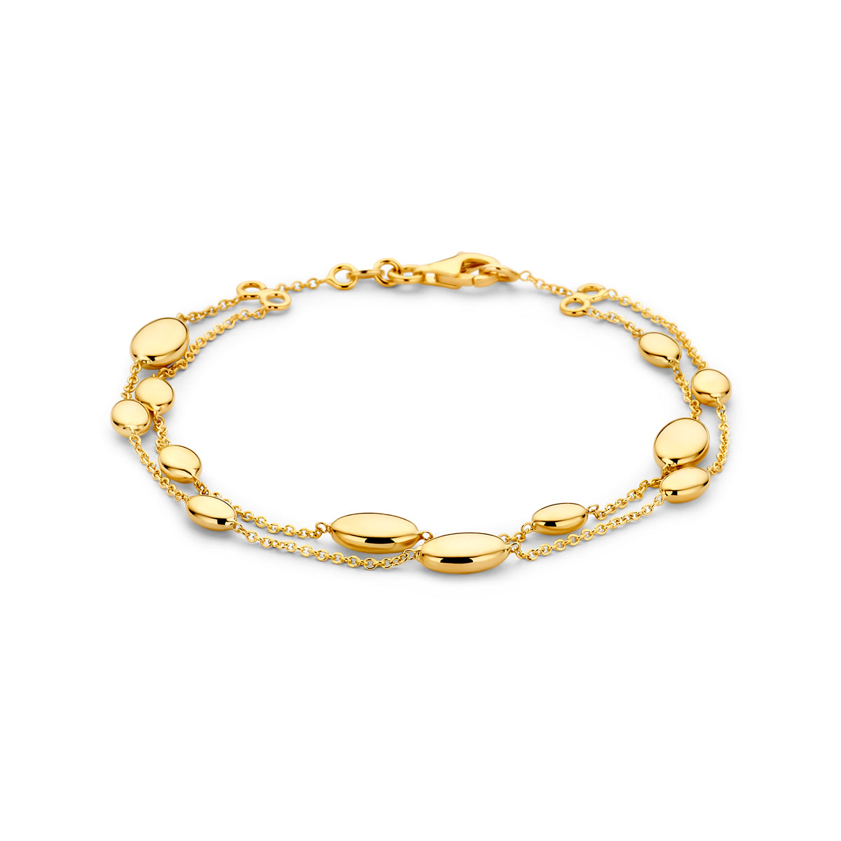 14K Geelgoud Armband Ovaal 19 Cm 4031345 - PansiteNederland.nl