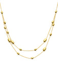 14K geelgoud collier ovaal 45 cm 4031346 - PansiteNederland.nl
