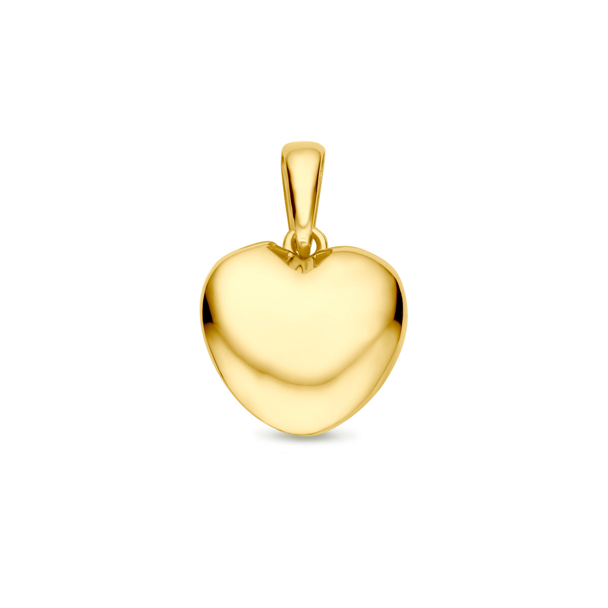 Fantasy Collection Hanger hartje 16 mm 14K geelgoud