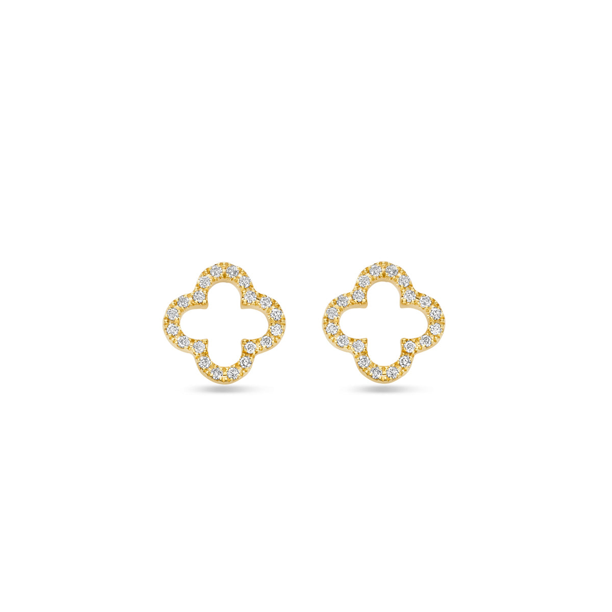 Fantasy Collection Oorbellen diamant 14K geelgoud