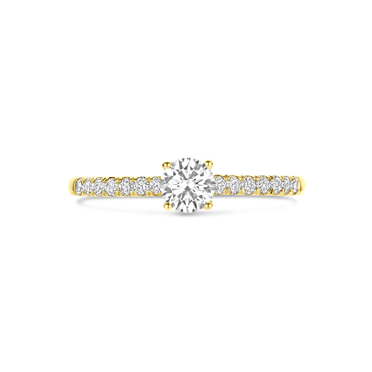 Fantasy Collection Ring lab grown diamant 0.58ct g vs 14K geelgoud