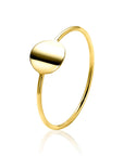 ZINZI Gold 14 karaat gouden ring glad rond ZGR215 - PansiteNederland.nl