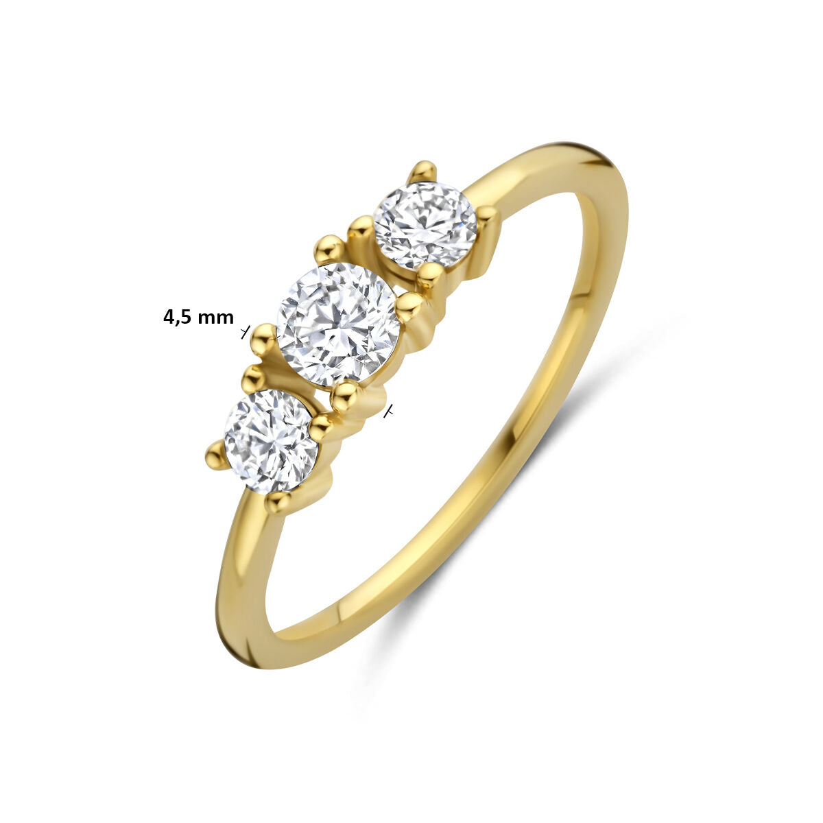 Fantasy Collection Ring lab grown diamant 0.50ct f vs 14K geelgoud
