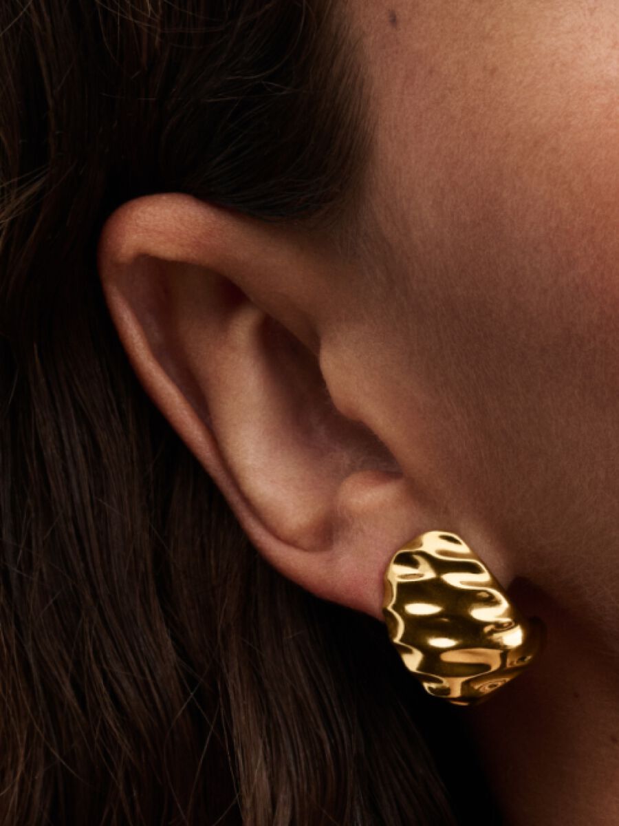 Pandora Geribbelde Brede Oorringen - 263879C00 - PansiteNederland.nl