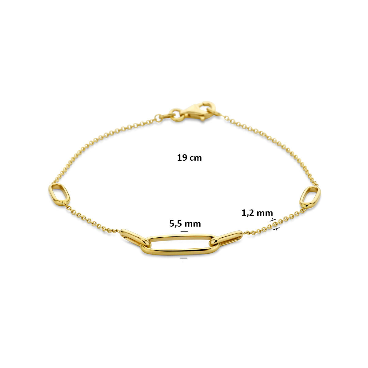 Fantasy Collection Armband 19 cm 14K geelgoud