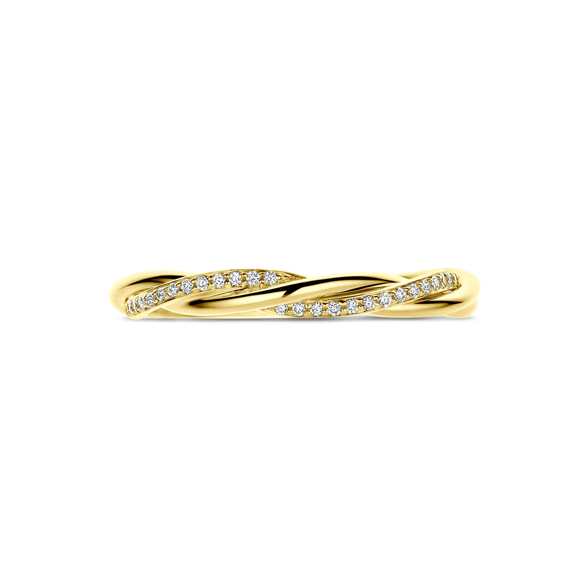 Fantasy Collection Ring diamant 0.08ct h si 14K geelgoud