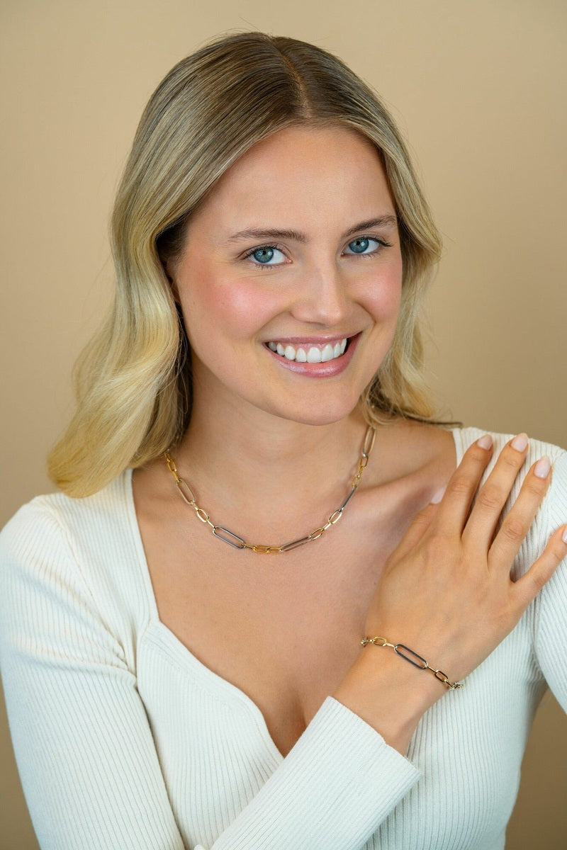 ZINZI Verguld Zilveren Armband 20 cm - ZIA2752