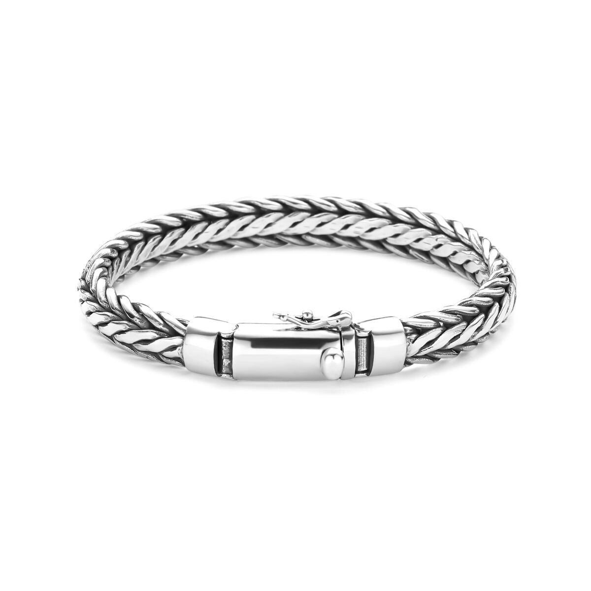Fantasy Collection Armband oxi 9 mm 21 cm zilver geoxideerd