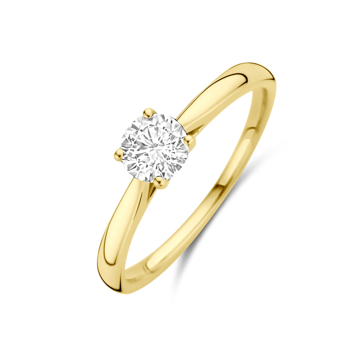 Fantasy Collection Ring lab grown diamant 0.50ct h si 14K geelgoud