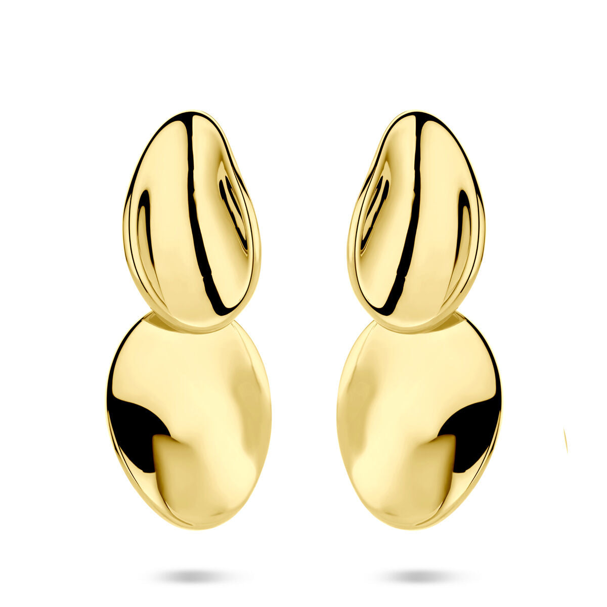 Fantasy Collection Hangende oorbellen 32 mm 1 micron zilver verguld