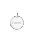 Zinzi zilveren hanger glad rond plaatje voor gravure ZIH2345-20 (zonder collier) - PansiteNederland.nl