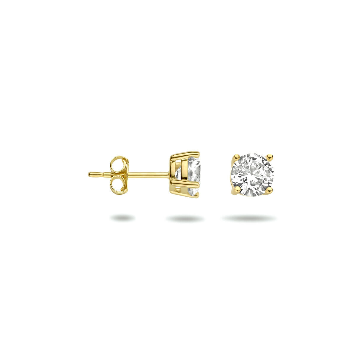 Fantasy Collection Oorbellen zirkonia 14K geelgoud