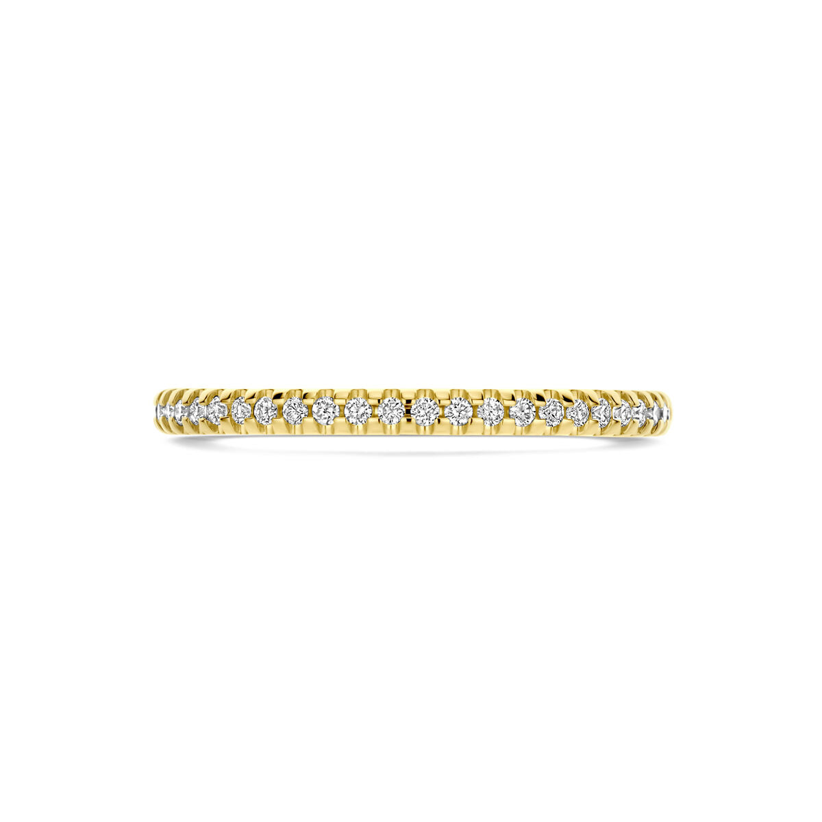 Fantasy Collection Ring lab grown diamant 0.15ct h si 14K geelgoud