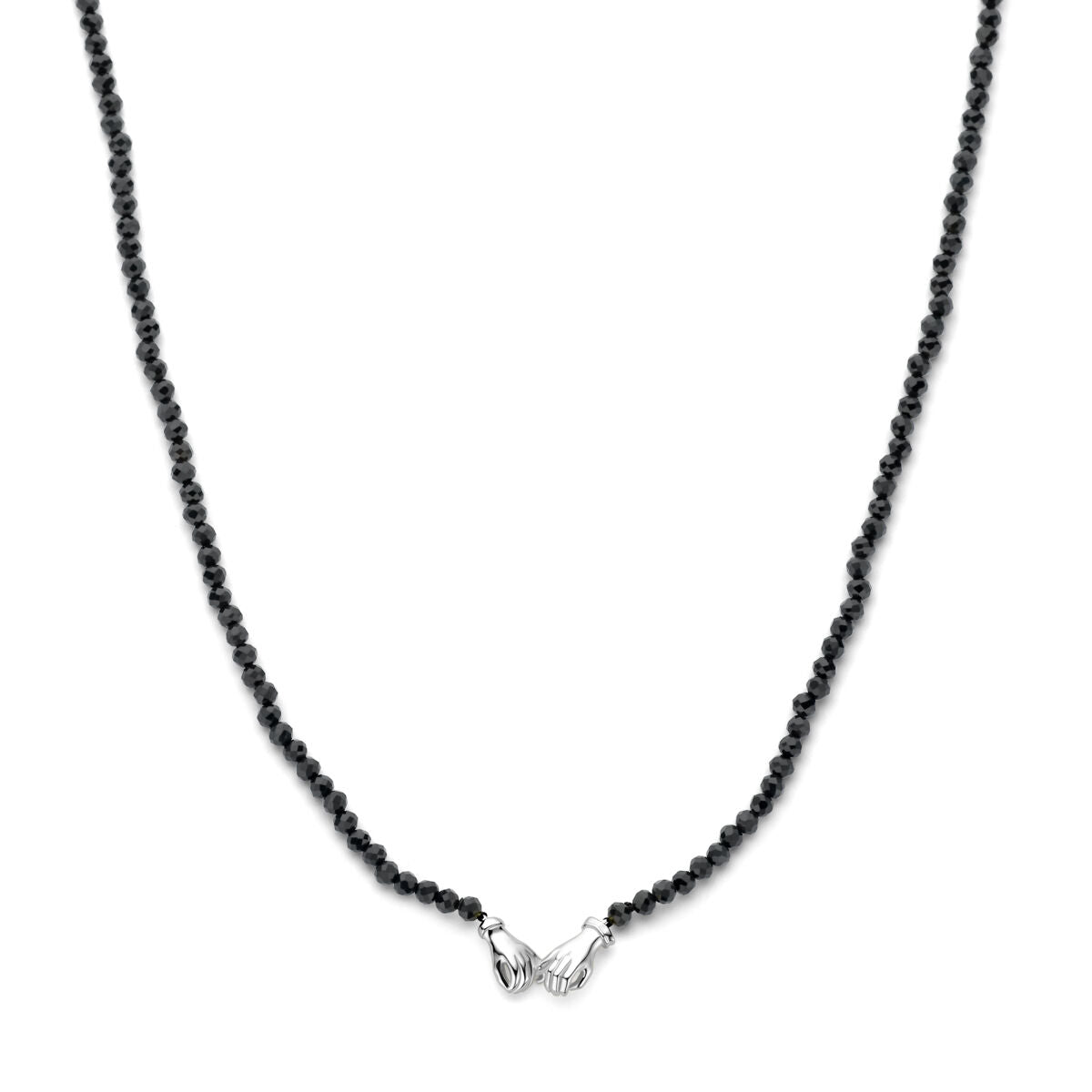 Fantasy Collection Collier onyx 40 + 5 cm zilver