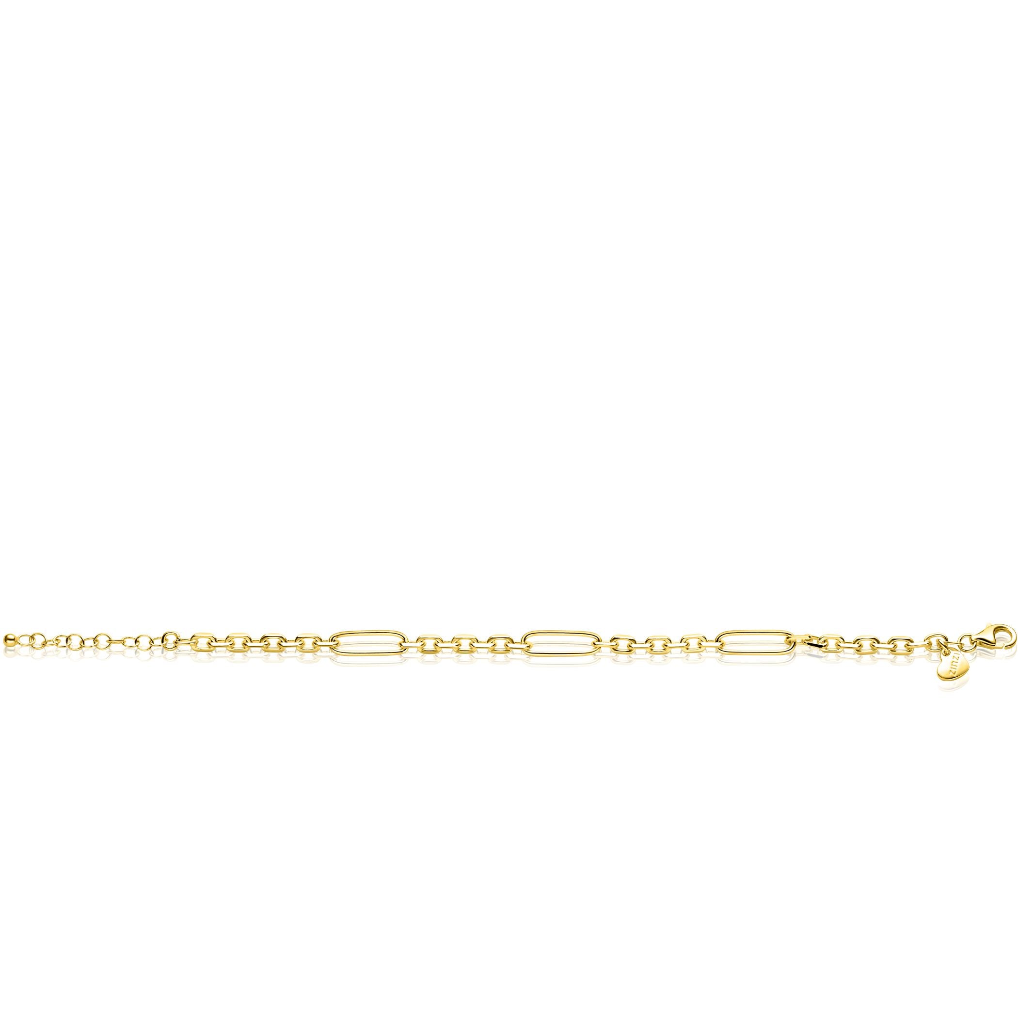 ZINZI Verguld Zilveren Armband 18-21 cm - ZIA2711G