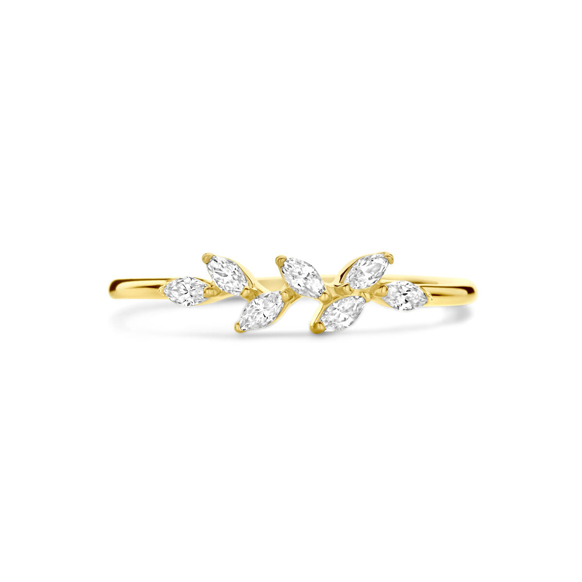 Fantasy Collection Ring zirkonia 14K geelgoud