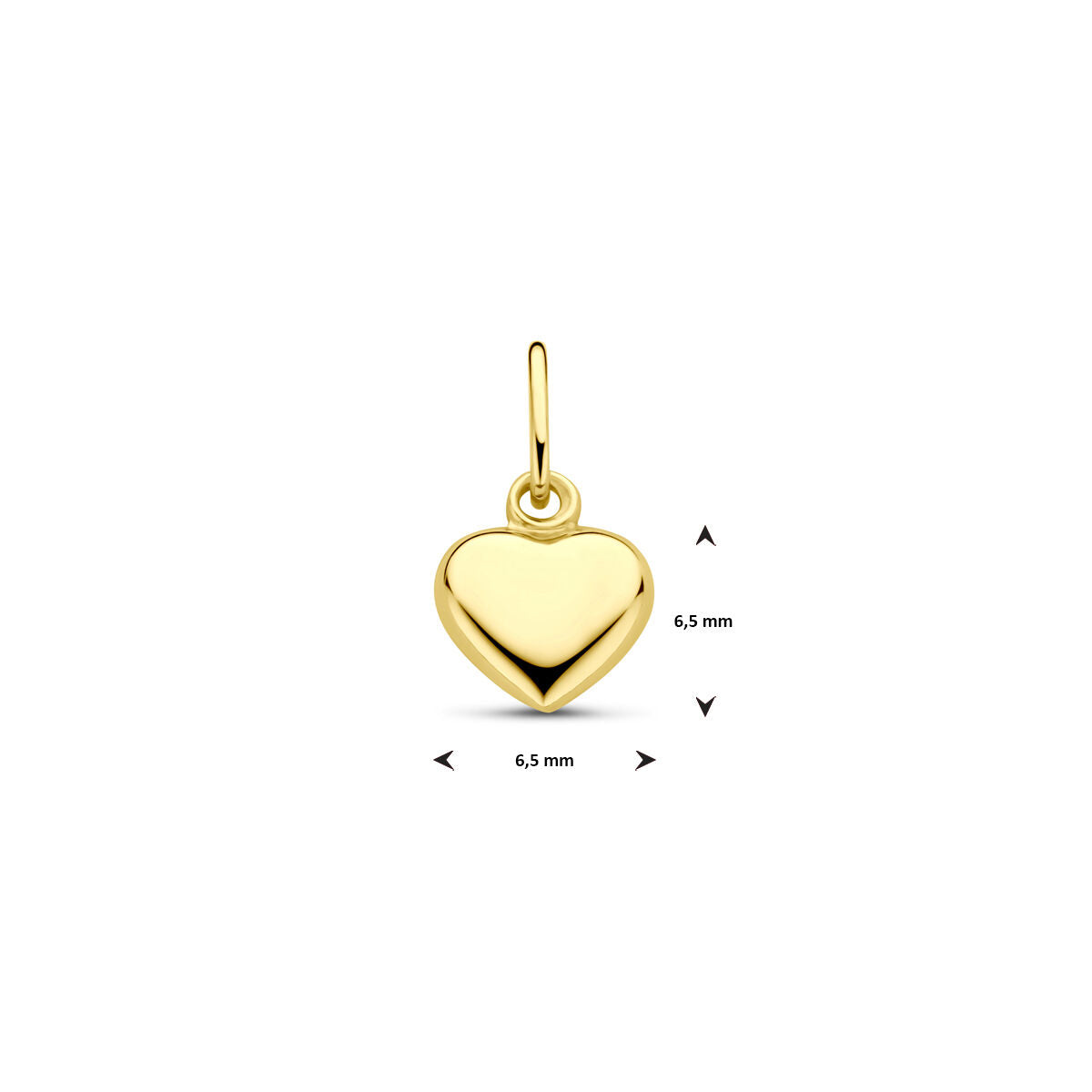 Fantasy Collection Hanger hart 14K geelgoud