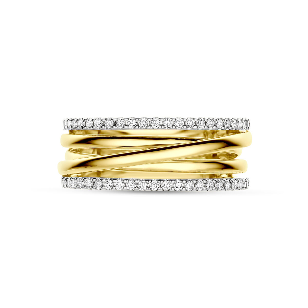 Fantasy Collection Ring diamant 0.28ct h si 14K bicolor goud