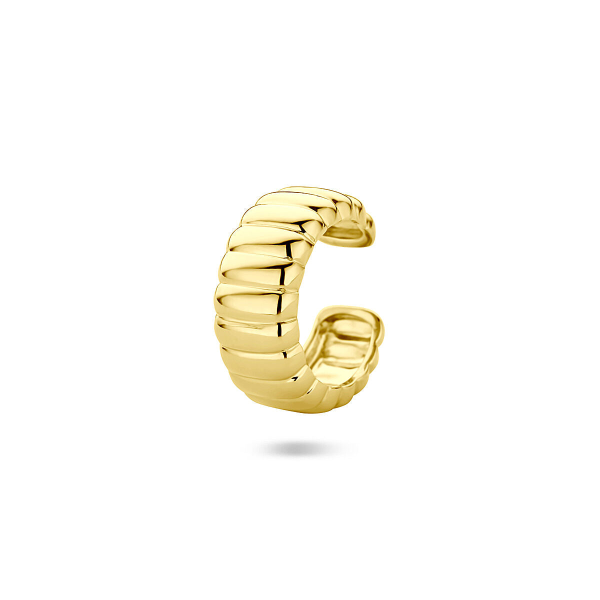 Fantasy Collection Earcuff 13,5 mm 1 micron zilver verguld oorbellen