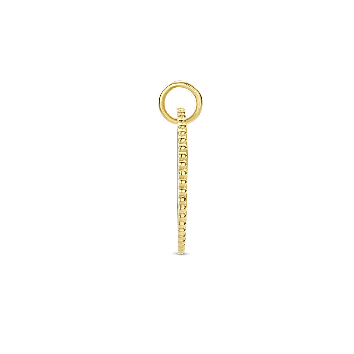 Fantasy Collection Graveerhanger rond 14K geelgoud