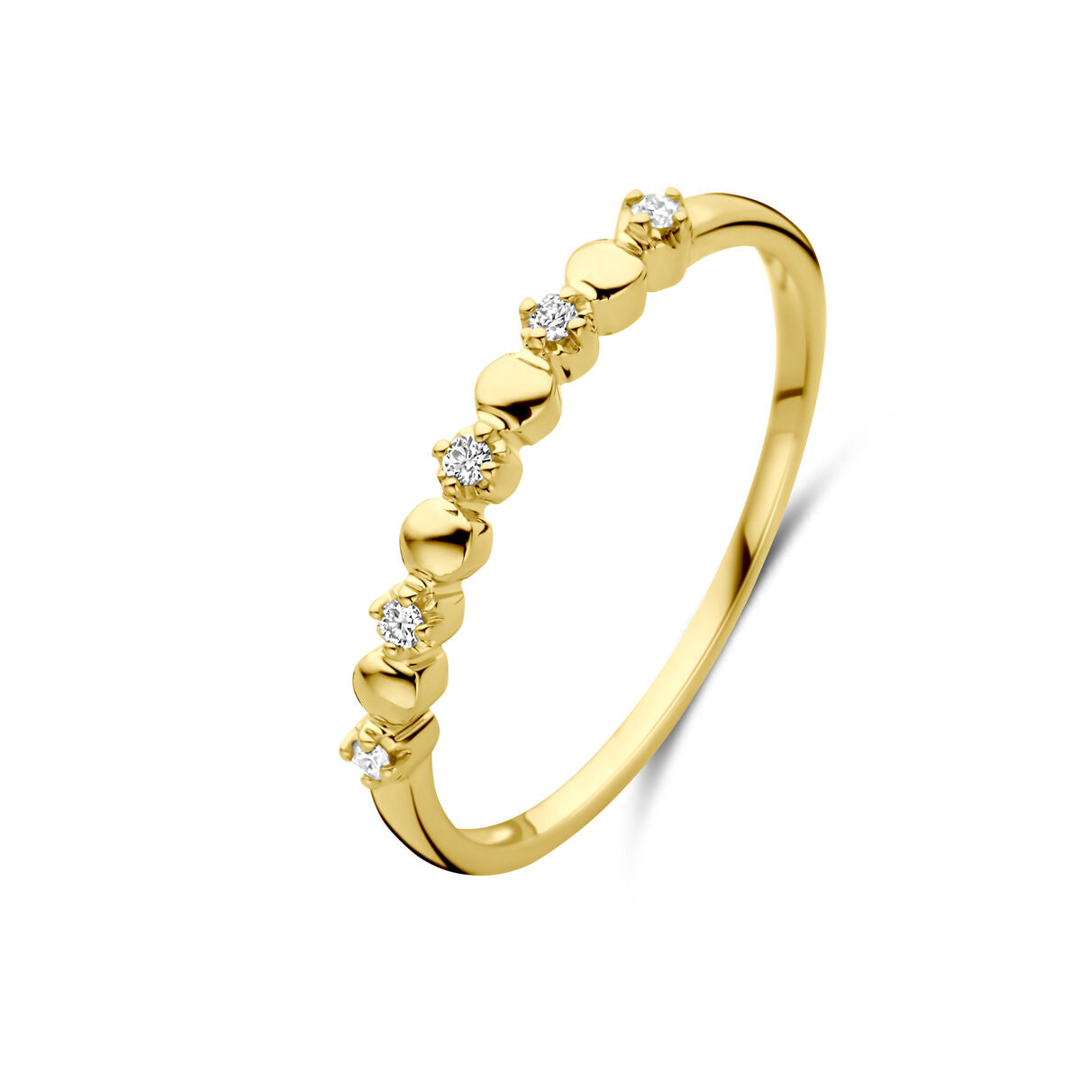 Fantasy Collection Ring diamant 0.05ct h si 14K geelgoud