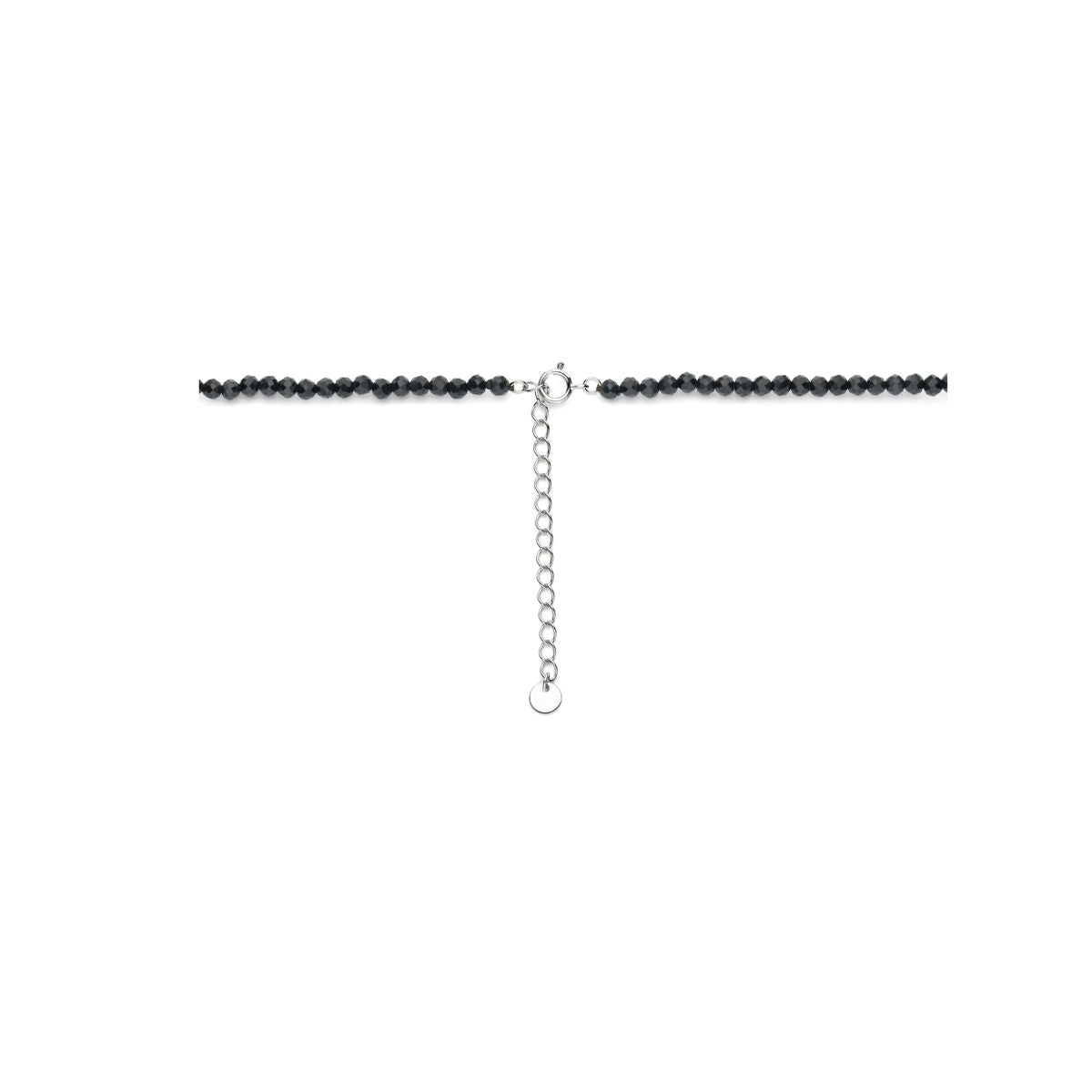 Fantasy Collection Collier onyx 40 + 5 cm zilver