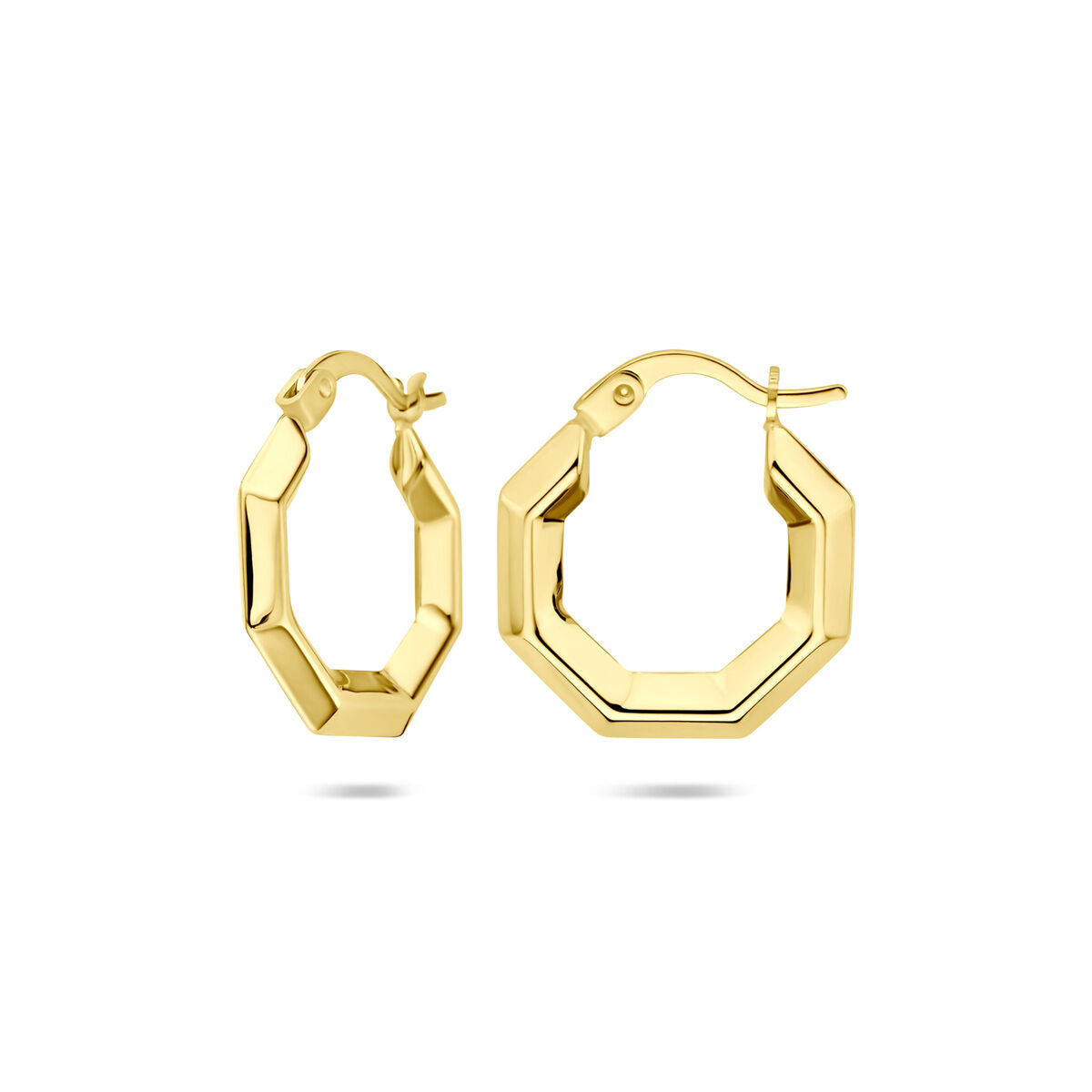 14K geelgouden oorringen 20 mm - 4033423