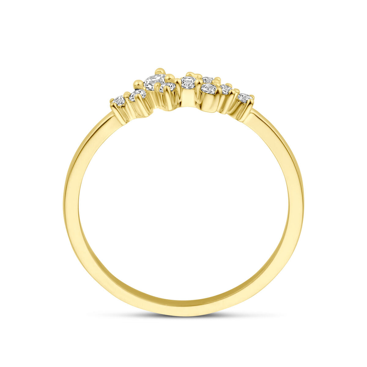 Fantasy Collection 9K ring zirkonia 9K geelgoud