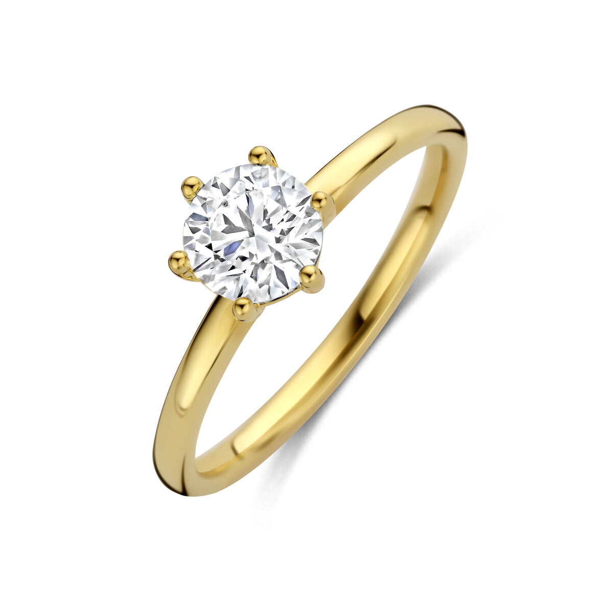 Fantasy Collection Ring lab grown diamant 0.75ct f vs 14K geelgoud