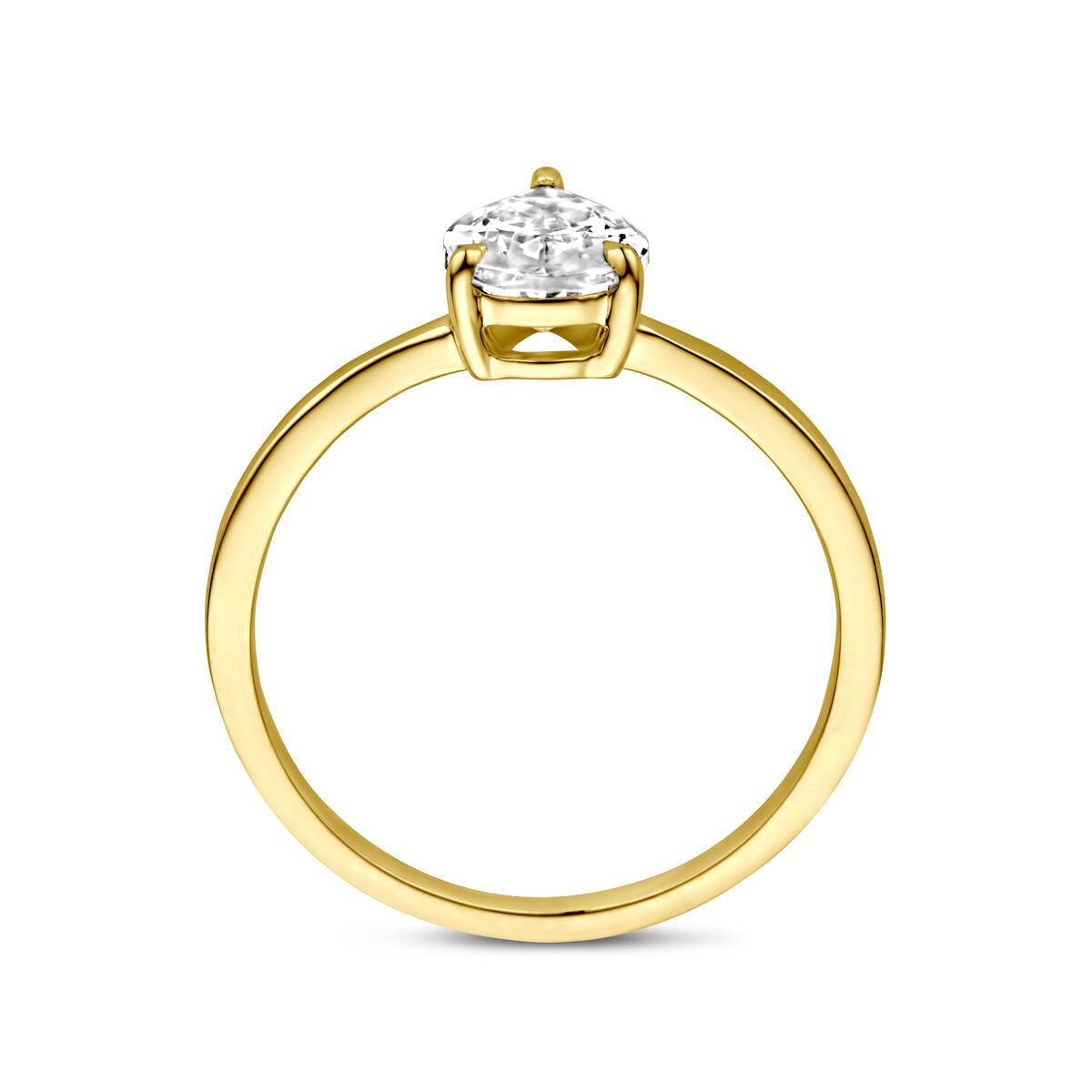 Fantasy Collection Ring zirkonia 14K geelgoud